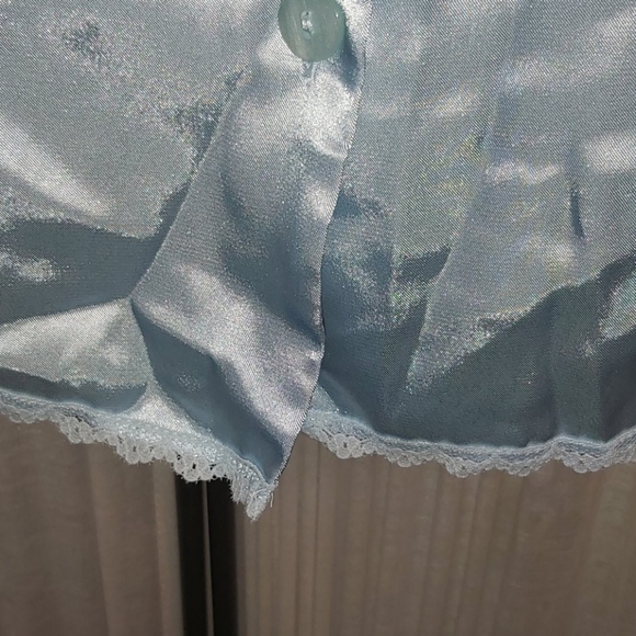 La Vie En Rose satin pajama top - Picture 4 of 5